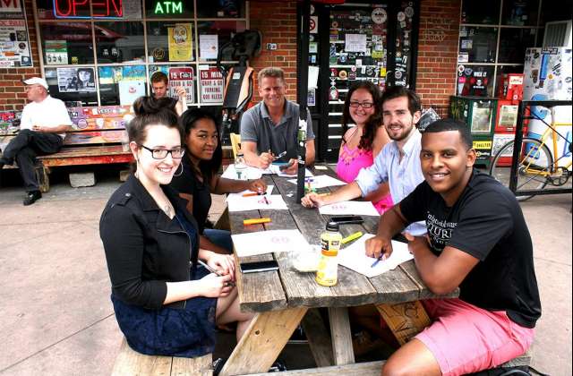 Charlotte NC Millennial team, caleb, john, julia, brianna, ashley, lane