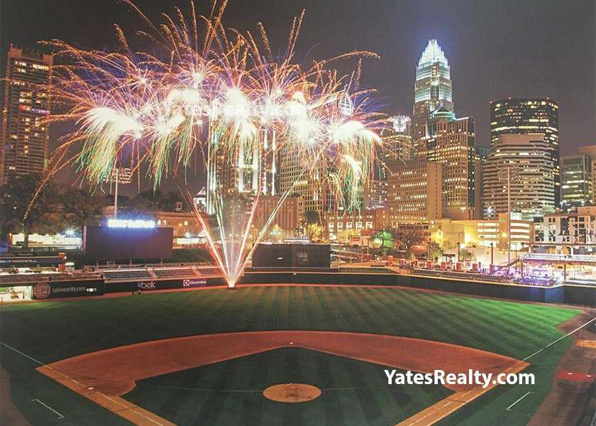 Charlotte Knights Stadium, Uptown Charlotte Condos Skyline Views Charlotte Knights Stadium, Uptown Charlotte Condos Skyline Views