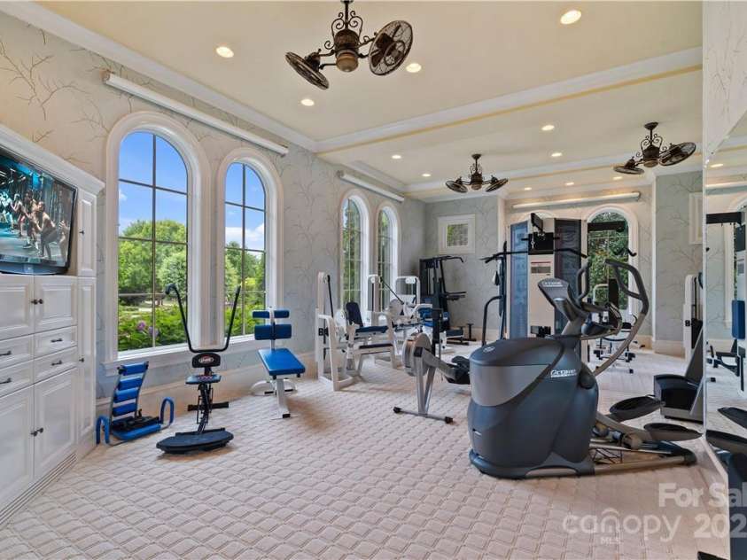 18019 Harbor Light Boulevard, Cornelius, NC 28031.  MLS# CAR3895525, YatesRealty ID 1. GYM Main Floor
