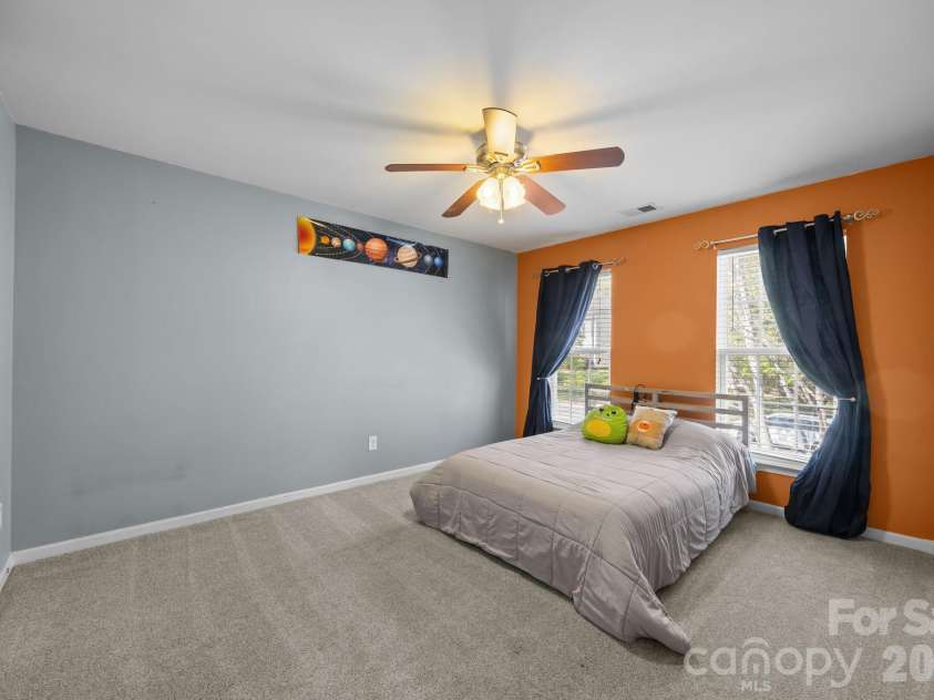 7811 Antique Circle, Waxhaw, NC 28173.  MLS# CAR4358632, YatesRealty ID 10011. Bedroom 3