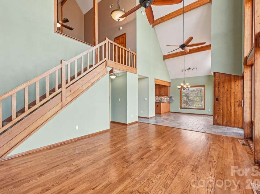 6880 Shade Tree Lane, Sherrills Ford, NC 28673.  MLS# CAR4352839, YatesRealty ID 10025. Living and dining area