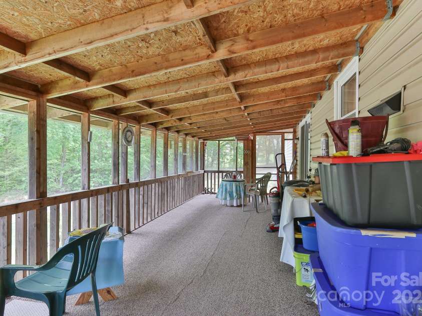 132 Hurst Drive, Statesville, NC 28677.  MLS# CAR4251306, YatesRealty ID 10031. Covered Rear Porch