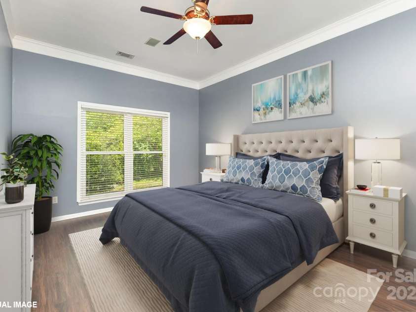 3200 Tallia Court, Charlotte, NC 28269.  MLS# CAR4249625, YatesRealty ID 10032. Virtually staged Primary Suite!