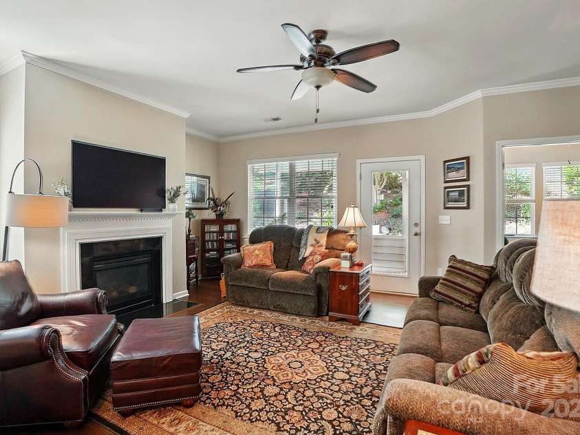 4093 Perth Road, Fort Mill, SC 29707.  MLS# CAR4252615, YatesRealty ID 10037. Living Room w/ Fireplace