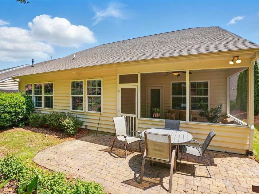 4093 Perth Road, Fort Mill, SC 29707.  MLS# CAR4252615, YatesRealty ID 10037. Rear Patio II