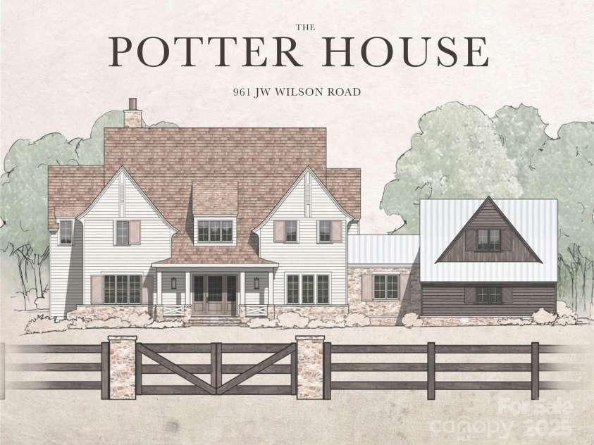 961 JW Wilson Road, Fort Mill, SC 29715.  MLS# CAR4219046, YatesRealty ID 1004. For conceptual purposes only