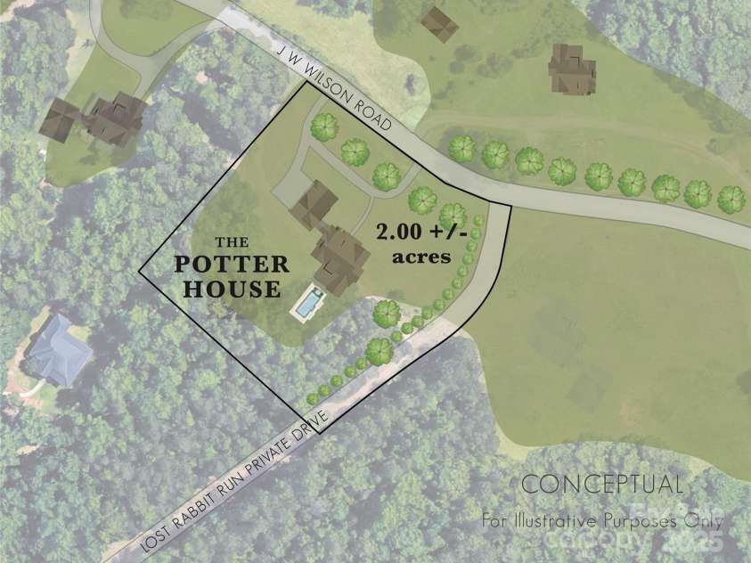 961 JW Wilson Road, Fort Mill, SC 29715.  MLS# CAR4219046, YatesRealty ID 1004. For conceptual purposes only