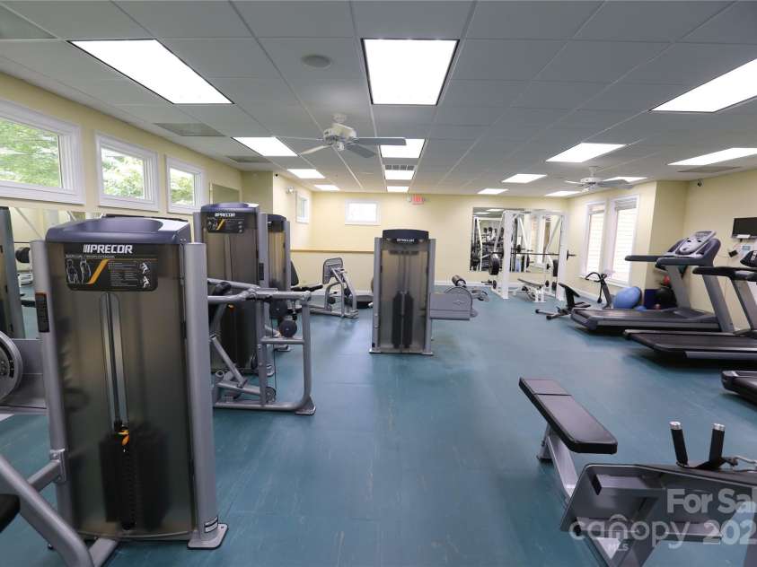 123 Burning Tree Lane, Flat Rock, NC 28731.  MLS# CAR4254140, YatesRealty ID 10040. Fitness Center