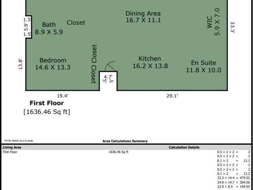 123 Burning Tree Lane, Flat Rock, NC 28731.  MLS# CAR4254140, YatesRealty ID 10040. Floor Plan