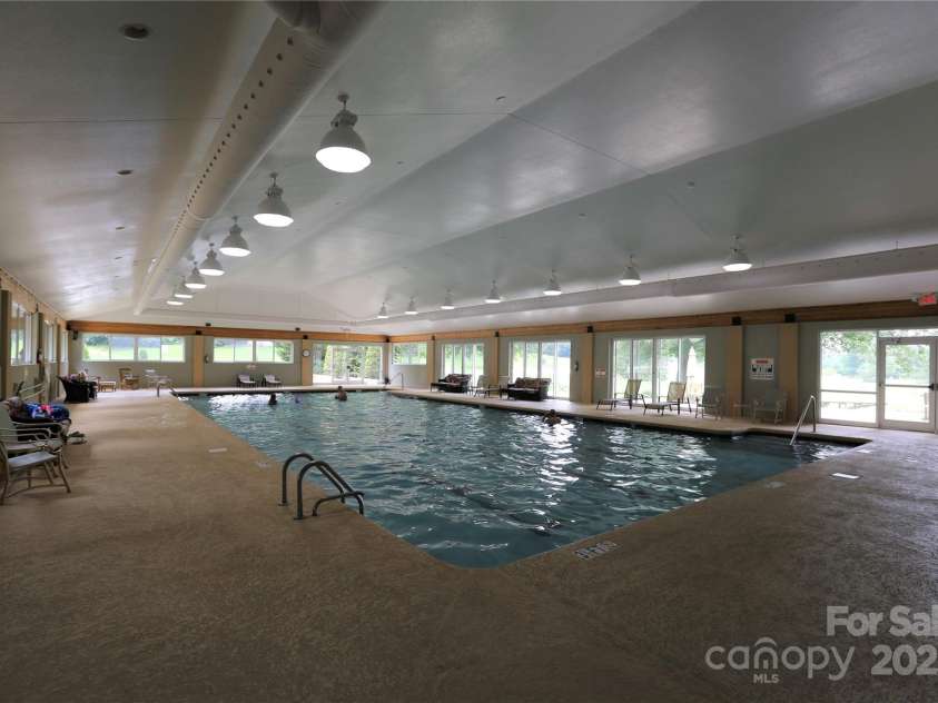 123 Burning Tree Lane, Flat Rock, NC 28731.  MLS# CAR4254140, YatesRealty ID 10040. Indoor Saline Pool