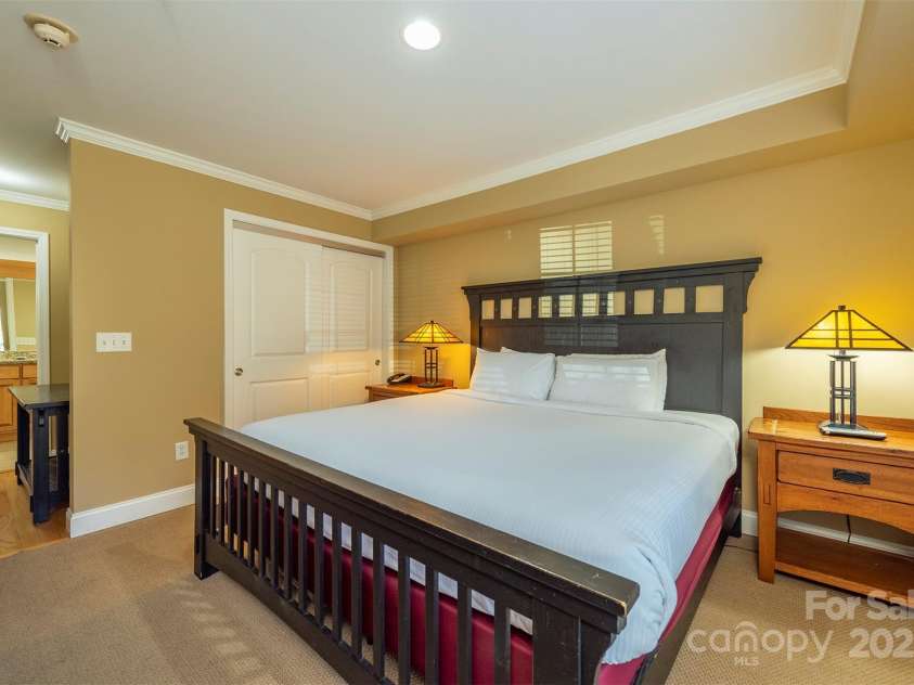 303 Bowling Park Road, Asheville, NC 28803.  MLS# CAR4202731, YatesRealty ID 10057. Primary bedroom.