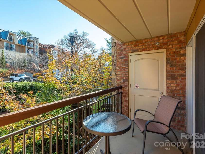 303 Bowling Park Road, Asheville, NC 28803.  MLS# CAR4202731, YatesRealty ID 10057. Private balcony to enjoy your morning coffee or your evening glass of wine.