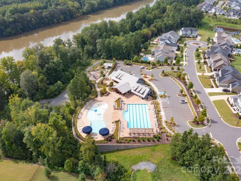 1180 Weir Court, Fort Mill, SC 29708.  MLS# CAR4173538, YatesRealty ID 1007. Amenity Center Aerial