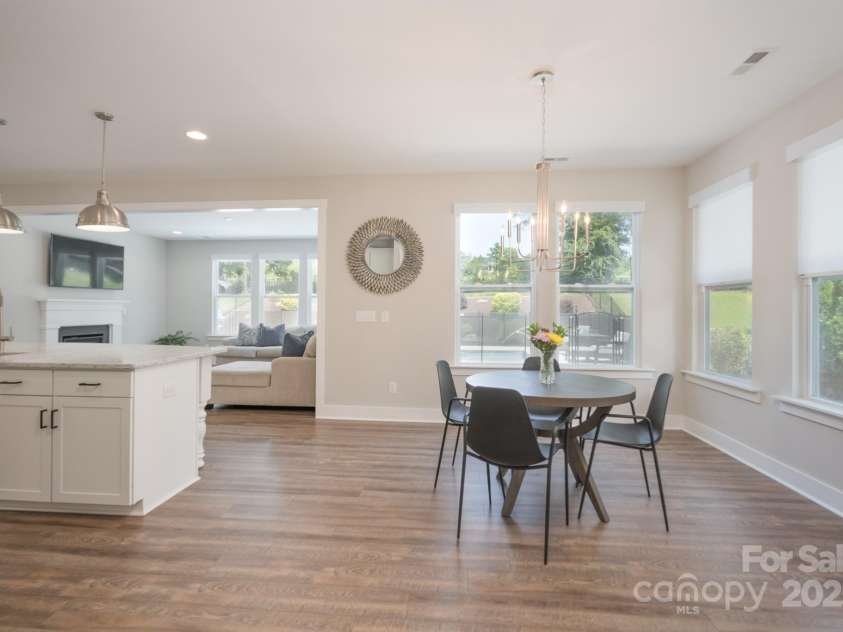1180 Weir Court, Fort Mill, SC 29708.  MLS# CAR4173538, YatesRealty ID 1007. Dining Area off Kitchen