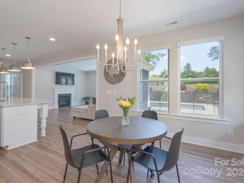 1180 Weir Court, Fort Mill, SC 29708.  MLS# CAR4173538, YatesRealty ID 1007. Dining Area off Kitchen