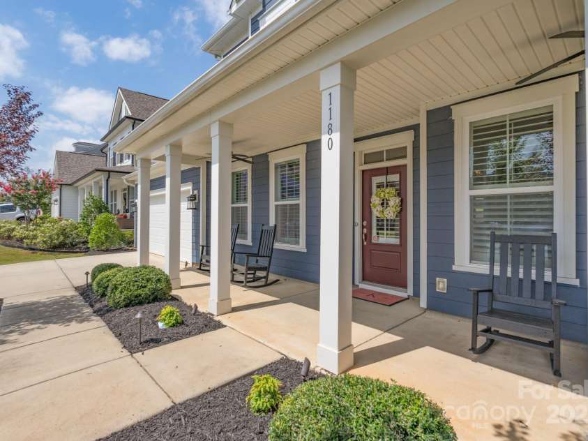 1180 Weir Court, Fort Mill, SC 29708.  MLS# CAR4173538, YatesRealty ID 1007. Front Porch
