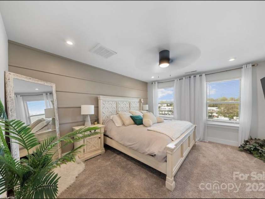 11039 Stetler Street, Charlotte, NC 28204.  MLS# CAR4244228, YatesRealty ID 10070. Master Bedroom