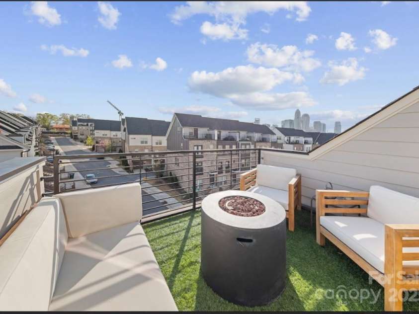 11039 Stetler Street, Charlotte, NC 28204.  MLS# CAR4244228, YatesRealty ID 10070. Rooftop