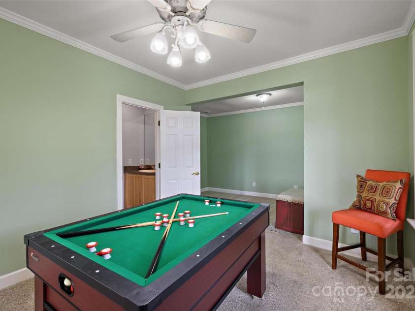 361 Osprey Place, West Jefferson, NC 28694.  MLS# CAR4237060, YatesRealty ID 10071. Lower Level Game Room