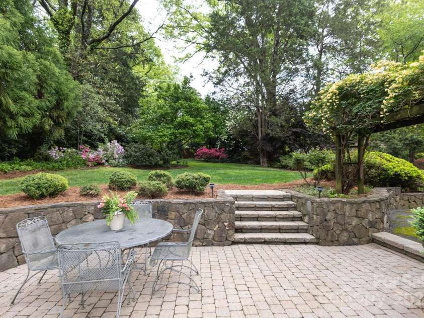 1943 Wendover Road, Charlotte, NC 28211.  MLS# CAR4247717, YatesRealty ID 10072. Patio and backyard