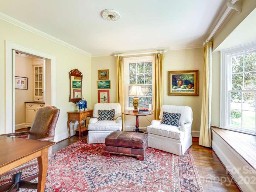 1943 Wendover Road, Charlotte, NC 28211.  MLS# CAR4247717, YatesRealty ID 10072. Study/Office