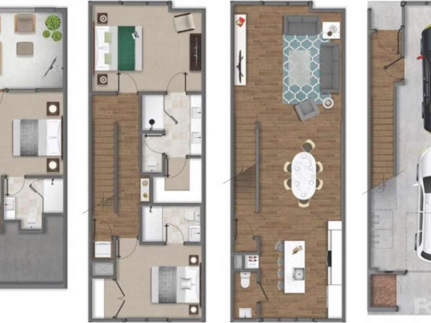 111 Verbena Street, Charlotte, NC 28217.  MLS# CAR4283255, YatesRealty ID 10076. CASK Floorplan - Verbena Village