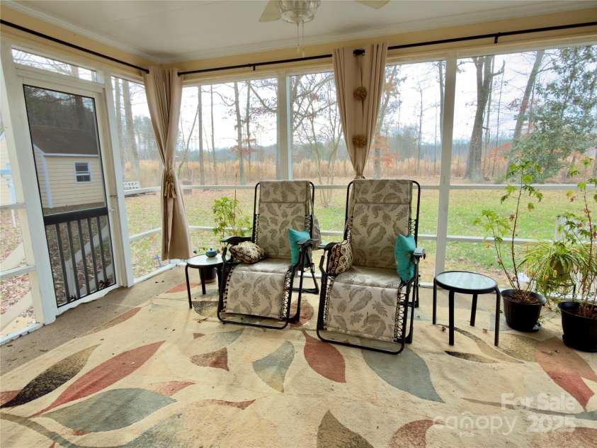 205 Willow Drive, Salisbury, NC 28146.  MLS# CAR4326718, YatesRealty ID 1008. Screened in porch