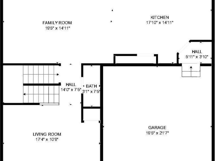 7520 Berkeley Road, Denver, NC 28037.  MLS# CAR4201191, YatesRealty ID 10093. Main Floor Plan