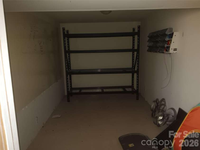 8443 Shiredale Lane, Charlotte, NC 28212.  MLS# CAR4331657, YatesRealty ID 10096. Basement Storage