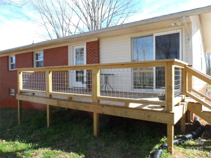 205 Phillips Street, Morganton, NC 28655.  MLS# CAR4201900, YatesRealty ID 10104. Back beck