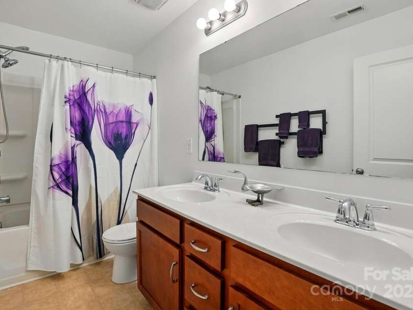 4506 Potter Road, Monroe, NC 28112.  MLS# CAR4251140, YatesRealty ID 10105. Bathroom on the upper level