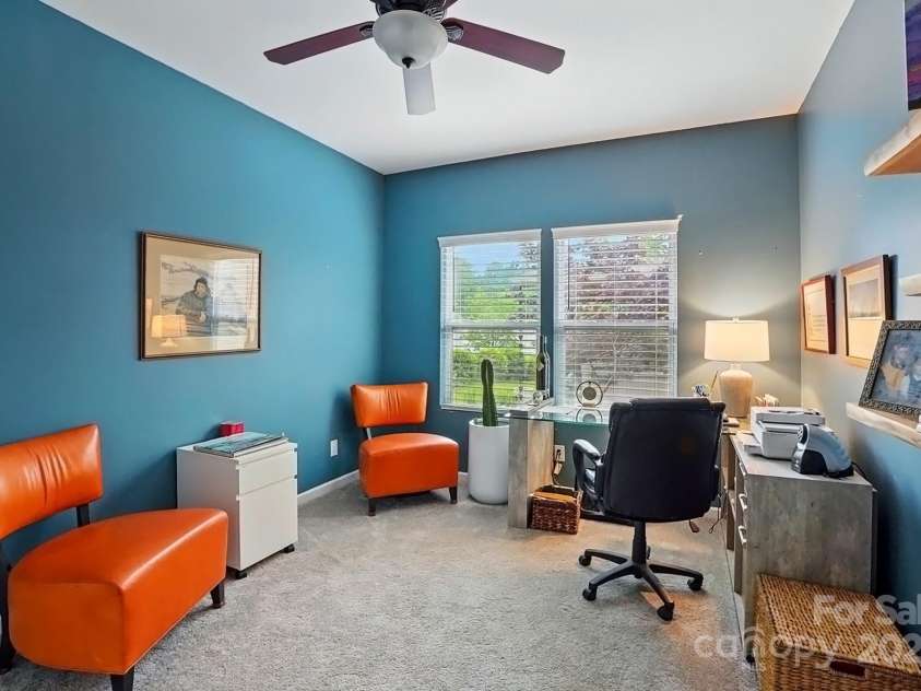 4506 Potter Road, Monroe, NC 28112.  MLS# CAR4251140, YatesRealty ID 10105. Bedroom on the main level currently being utilized as an Office