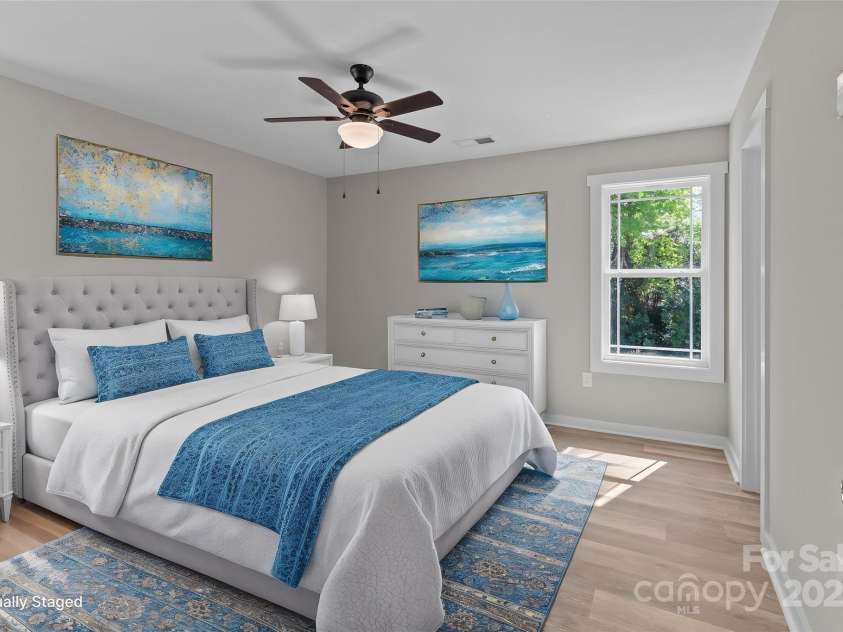 104 Cleveland Avenue, Albemarle, NC 28001.  MLS# CAR4248062, YatesRealty ID 10107. Virtually Staged - Primary Bedroom