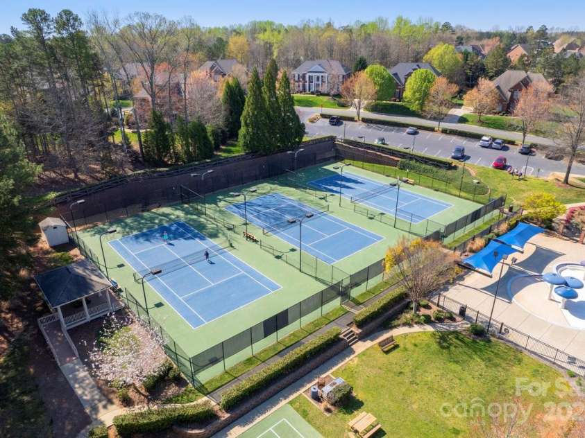 2001 Arundale Lane, Matthews, NC 28104.  MLS# CAR4248110, YatesRealty ID 10108. The Club at Brookhaven Tennis Courts