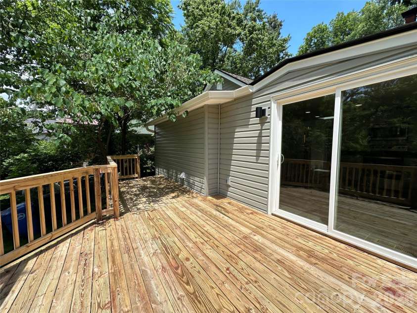 123 State Street, Asheville, NC 28806.  MLS# CAR4350606, YatesRealty ID 10115. Deck
