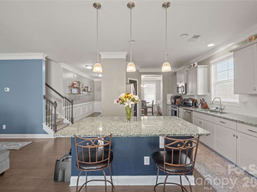 2358 Red Birch Way, Concord, NC 28027.  MLS# CAR4352060, YatesRealty ID 10116. Kitchen Island Bar