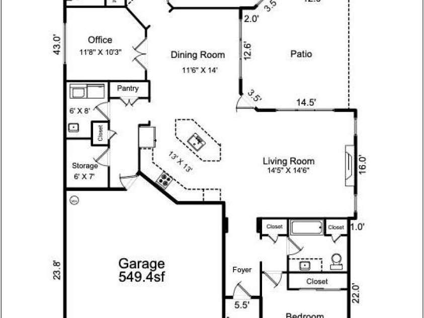 2014 Newstyle Way, Tega Cay, SC 29708.  MLS# CAR4190595, YatesRealty ID 10124. Floor Plan