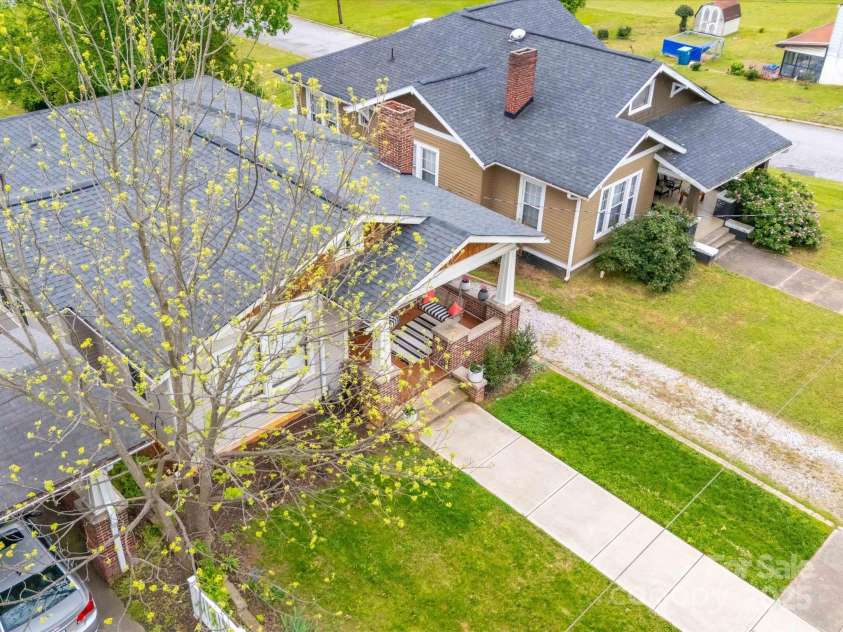 705 Fulton Street, Salisbury, NC 28144.  MLS# CAR4248091, YatesRealty ID 10143. Aerial View