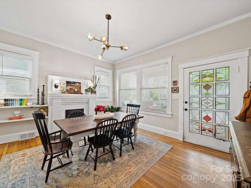 705 Fulton Street, Salisbury, NC 28144.  MLS# CAR4248091, YatesRealty ID 10143. Front Parlor (configured as dining room)