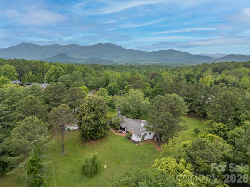 64 Persimmon Hill Drive, Columbus, NC 28722.  MLS# CAR4350872, YatesRealty ID 10156. Aerial Views