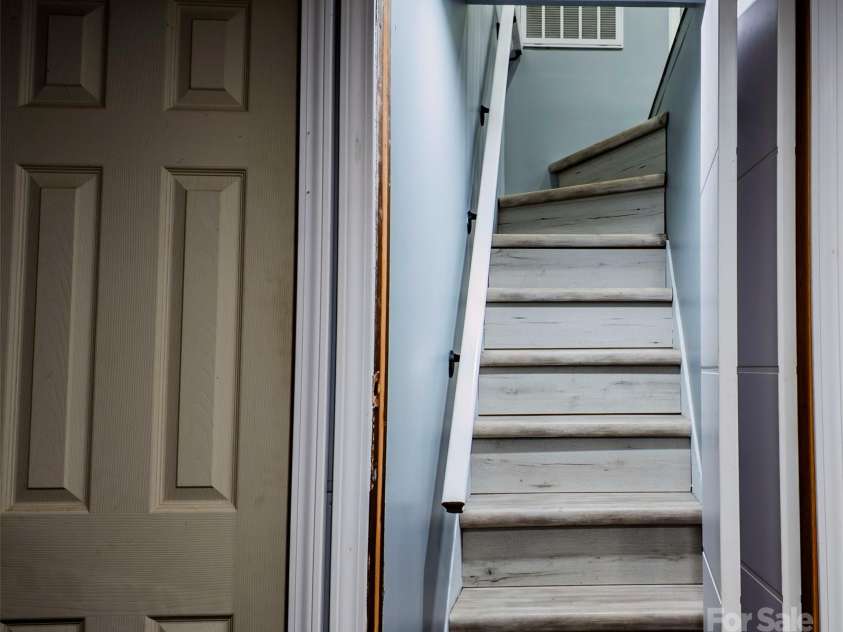 403 3rd Street, Conover, NC 28613.  MLS# CAR4251166, YatesRealty ID 10164. Basement stairs