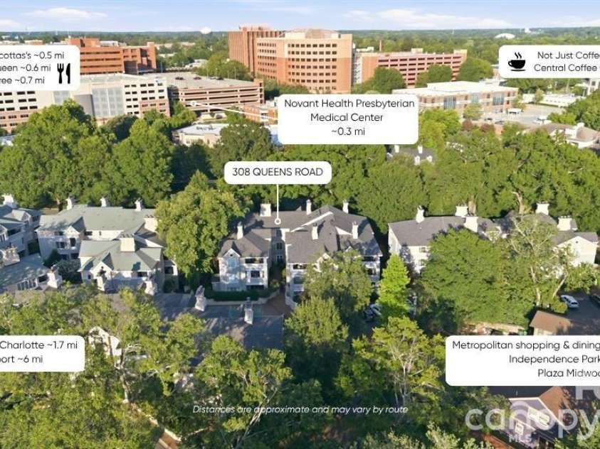 308 Queens Road, Charlotte, NC 28204.  MLS# CAR4414478, YatesRealty ID 10165. 