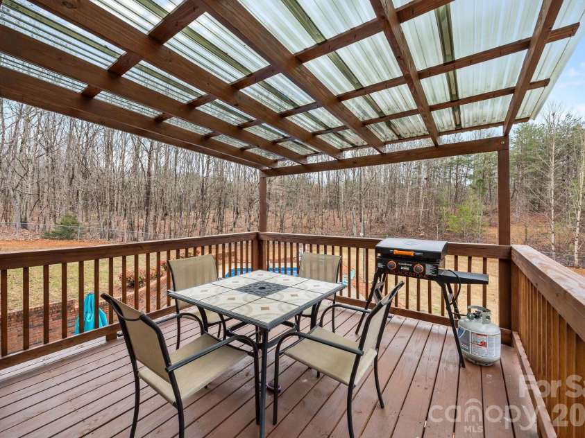 3156 Teresa Drive, Lincolnton, NC 28092.  MLS# CAR4350524, YatesRealty ID 10169. Covered Back deck