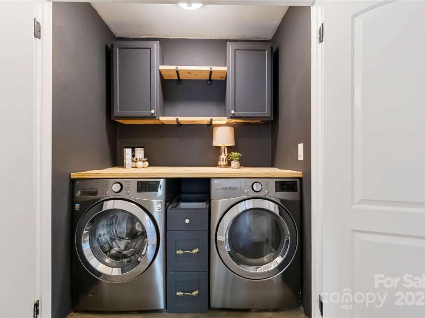1509 Harrill Street, Charlotte, NC 28205.  MLS# CAR4280930, YatesRealty ID 10170. Laundry Room with added storage