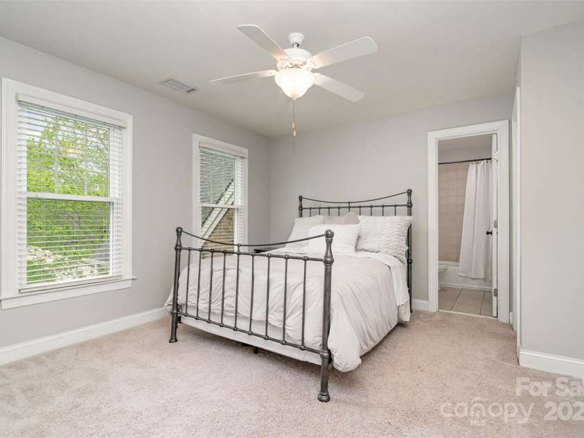 3306 Delamere Drive, Matthews, NC 28104.  MLS# CAR4247095, YatesRealty ID 10176. Bedroom 2 with ensuite