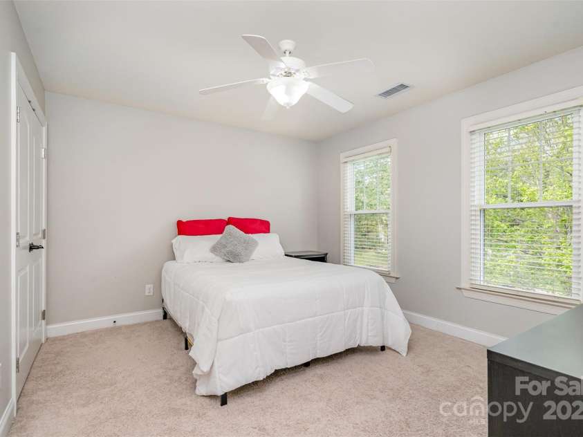 3306 Delamere Drive, Matthews, NC 28104.  MLS# CAR4247095, YatesRealty ID 10176. Bedroom 4 with Jack and Jill bathroom