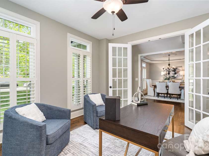 3306 Delamere Drive, Matthews, NC 28104.  MLS# CAR4247095, YatesRealty ID 10176. Office off foyer