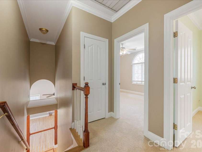 8380 Rocky River Road, Harrisburg, NC 28075.  MLS# CAR4359781, YatesRealty ID 10177. Second level landing