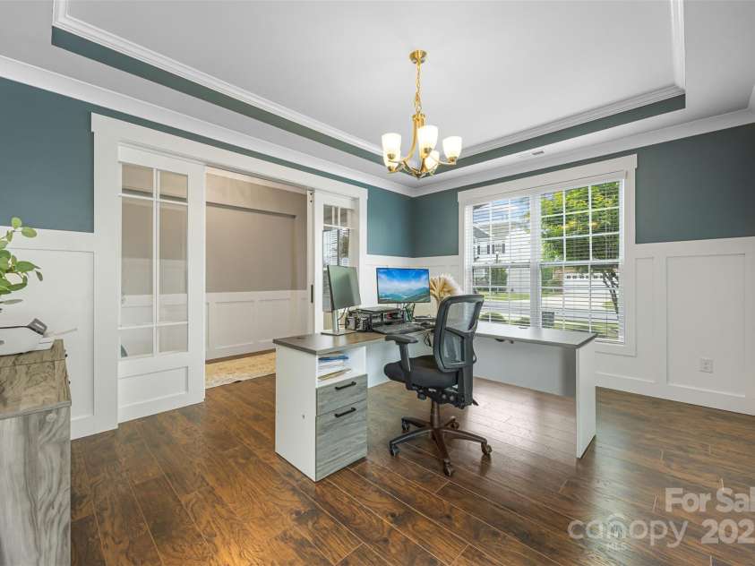 487 Hawks Creek Parkway, Fort Mill, SC 29708.  MLS# CAR4246089, YatesRealty ID 10180. Dining room/currently an office