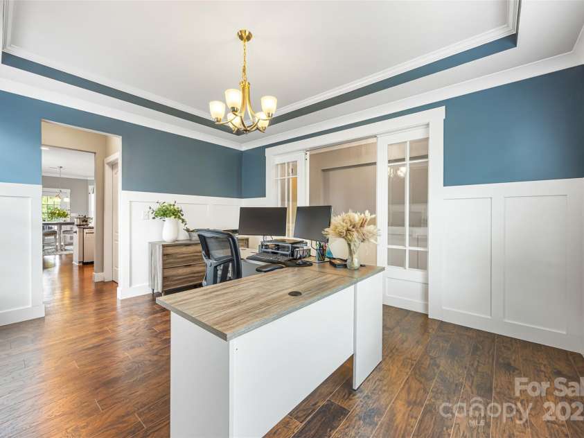 487 Hawks Creek Parkway, Fort Mill, SC 29708.  MLS# CAR4246089, YatesRealty ID 10180. Dining room/currently an office